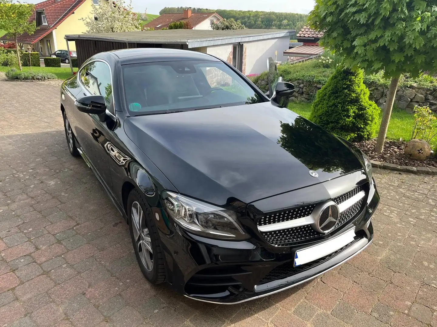 Mercedes-Benz C 400 C 400 Coupe 4Matic 9G-TRONIC AMG Line Czarny - 1