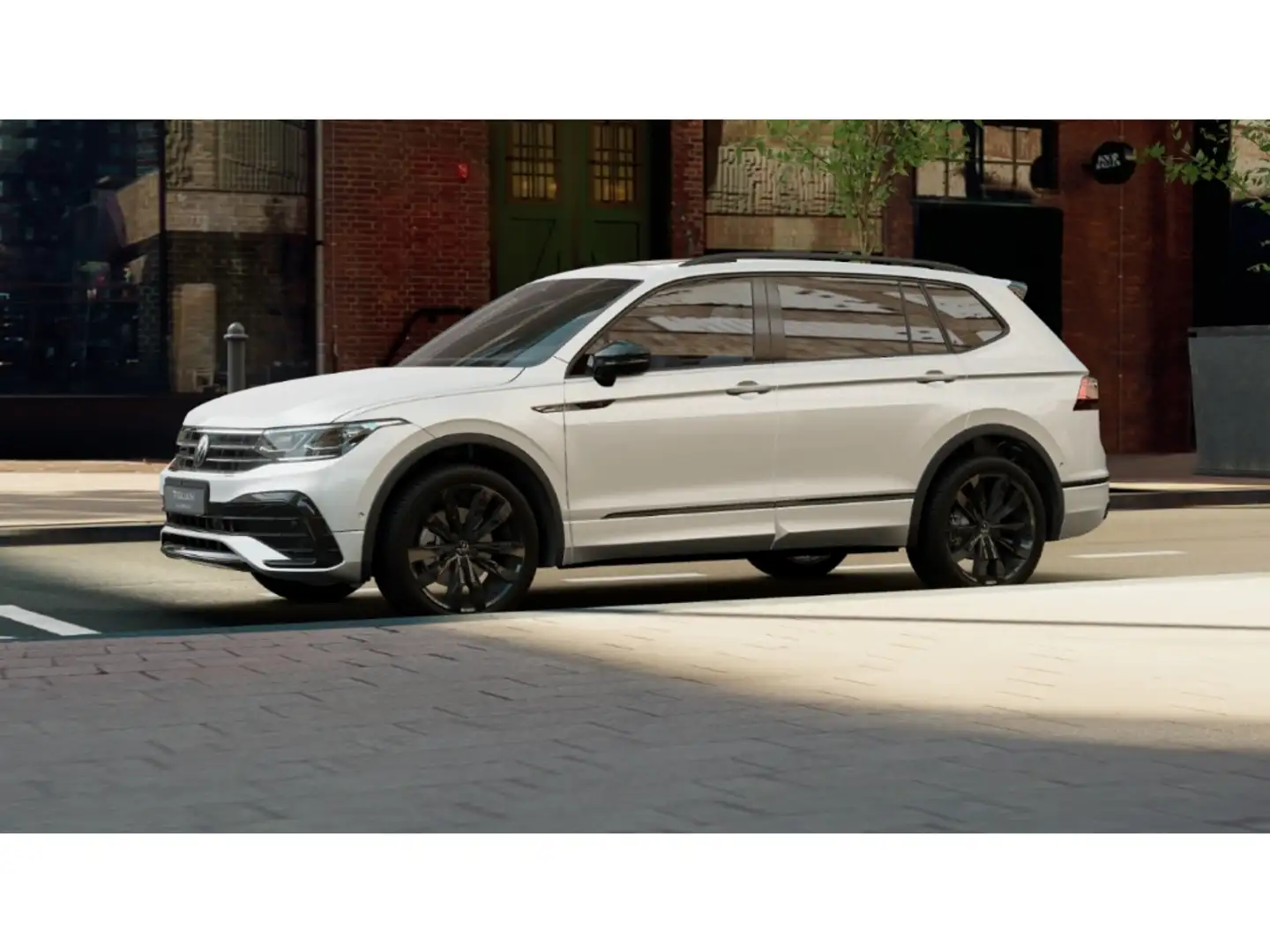 Volkswagen Tiguan Allspace 2.0TDI 4Motion DSG R-Line Matrix AHK STHZ Navi 360 Weiß - 2