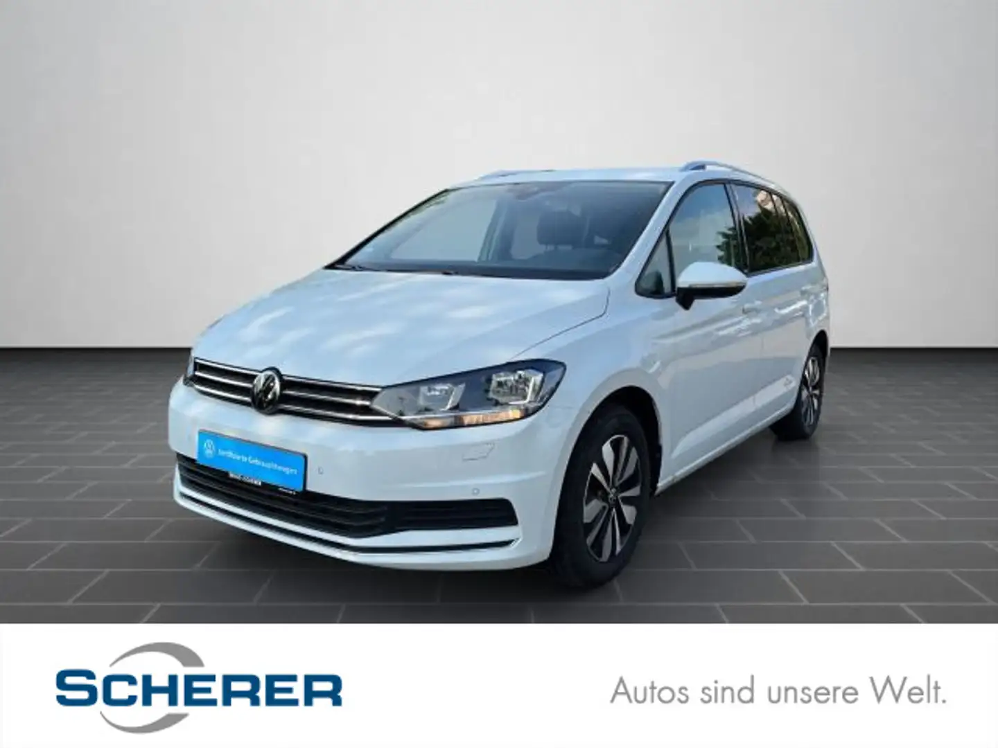 Volkswagen Touran 1.5 TSI DSG Move 7-Sitze ACC+Kamera+Navi+ Weiß - 1