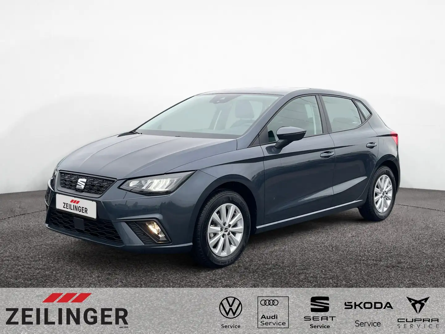 SEAT Ibiza Reference 1.0|5-J-GAR|FULL LINK|SHZ|GRA Grau - 1