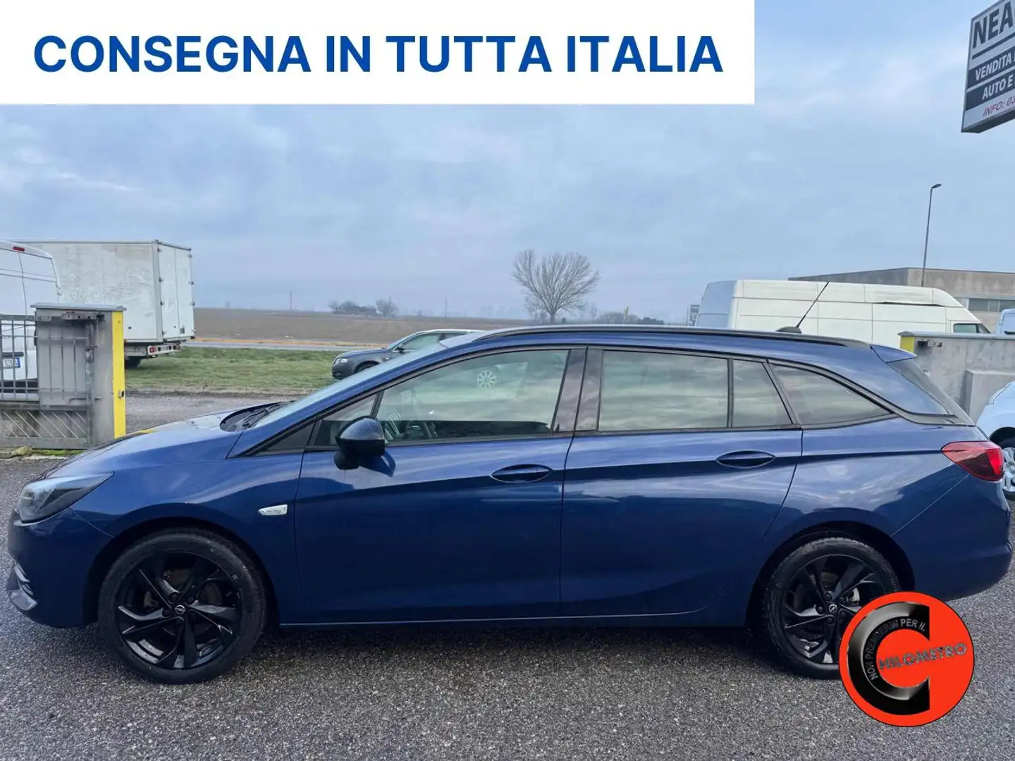Opel Astra 1.2 Turbo 110 CV-SENSORI ANT/POST-CRUISE-CERCHI 17 Blu/Azzurro - 2