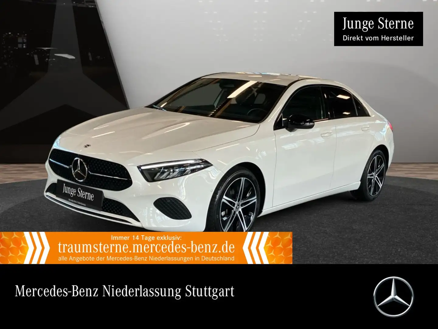 Mercedes-Benz A 200 d Lim PROGRESSIVE+NIGHT+AHK+LED+STHZG+KAMERA Weiß - 1