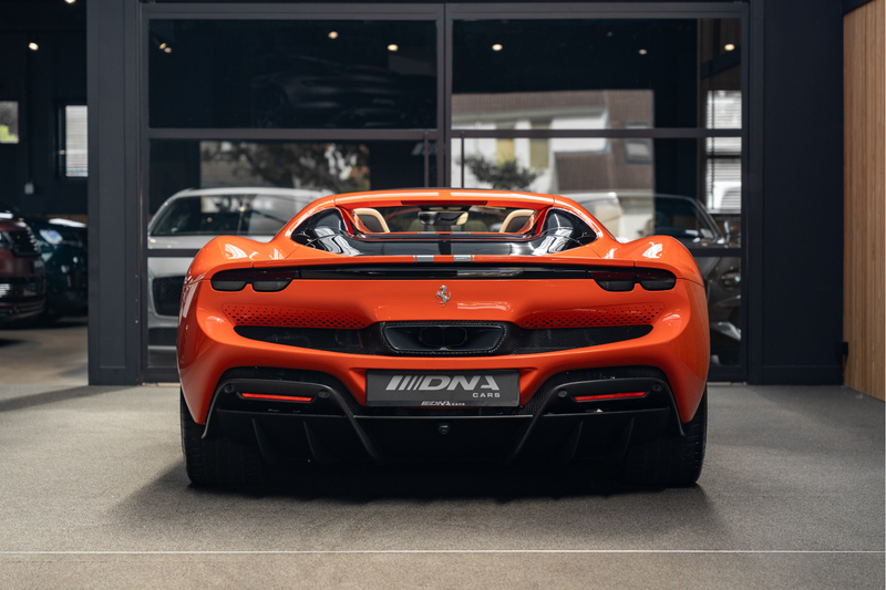Ferrari 296 GTS Rosso Dino Lift JBL Matte Carbon Airbushed Shields — photo 4