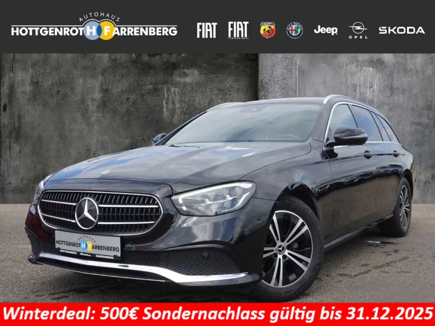 Mercedes-Benz E 200 d -Klasse T-Modell EU6d d T Avantgarde Automatik A Schwarz - 1