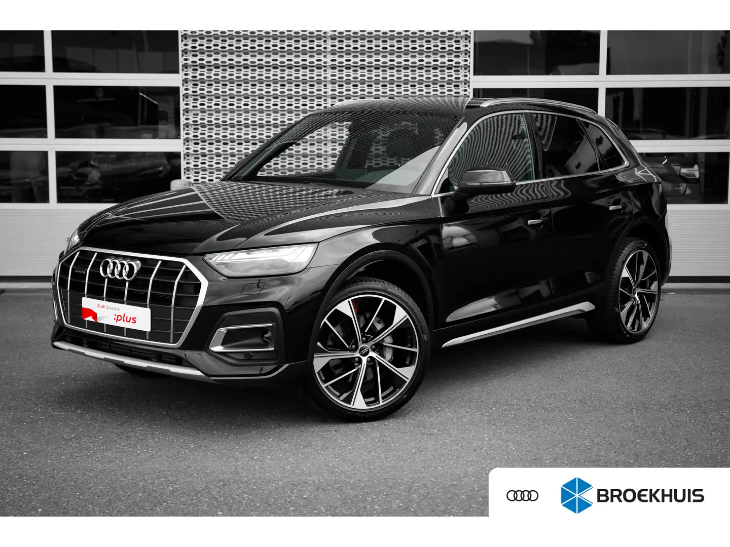 Audi Q5 50 TFSI e 299pk | Achteruitrijcamera | Tour & City Zwart - 1