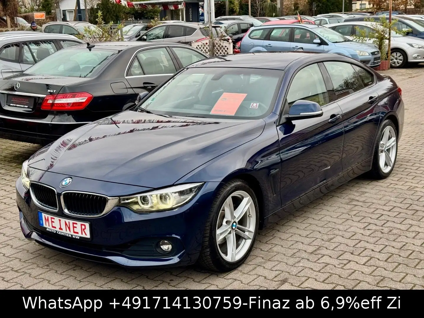 BMW 420 -1.HAND-KLIMA-NAVI-PDC-18 ALU-LED- Bleu - 1