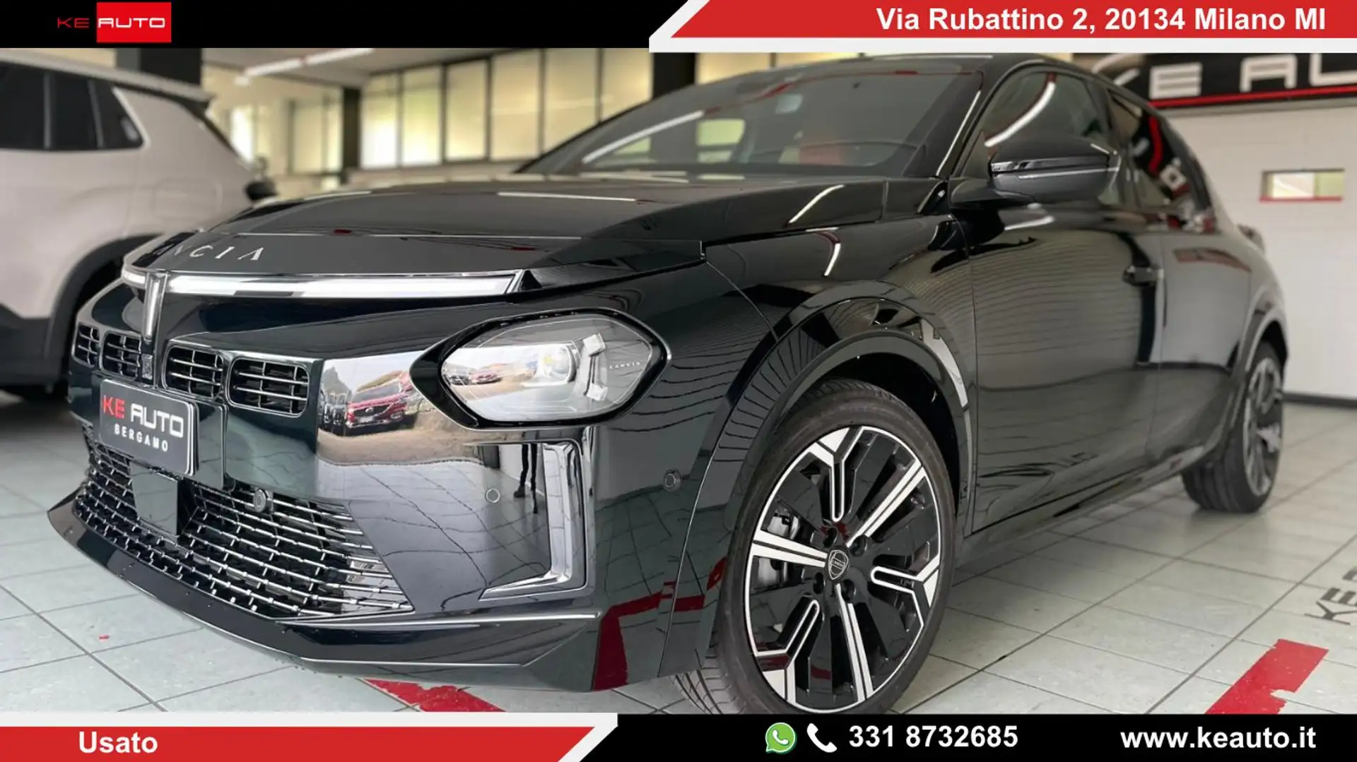 Lancia Ypsilon Ypsilon IV 2024 1.2 mhev LX 110cv e-dct Schwarz - 1