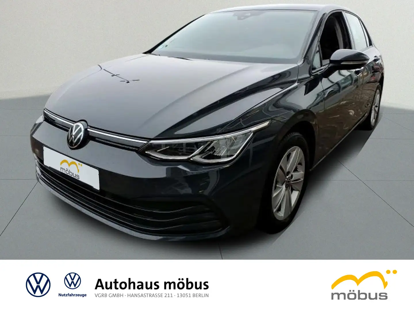 Volkswagen Golf VIII 1.0 eTSI Life*DSG*APP*PDC*LHZ*AAC*SHZ* Grau - 2