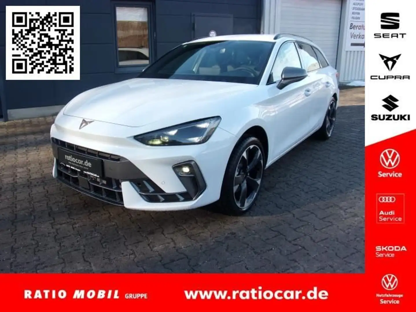 CUPRA Leon LEON SPORTSTOURER 1.5 TSI 5 J. GAR.*AHZV-VORBER. Weiß - 1