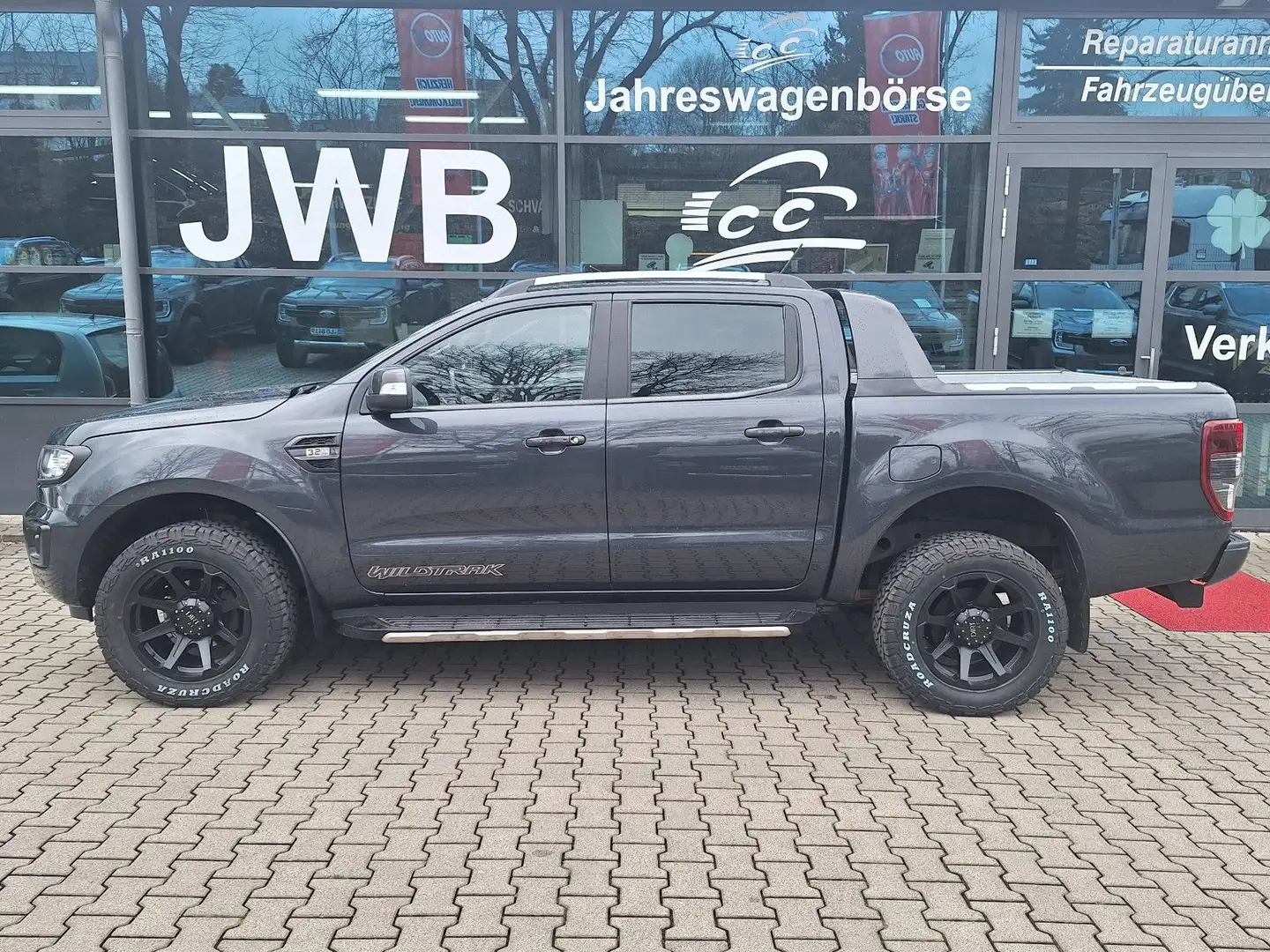 Ford Ranger Wildtrak 3,2 Xenon 4x4 T8 AHK 3,5t e-Rollo LEDER Grau - 1