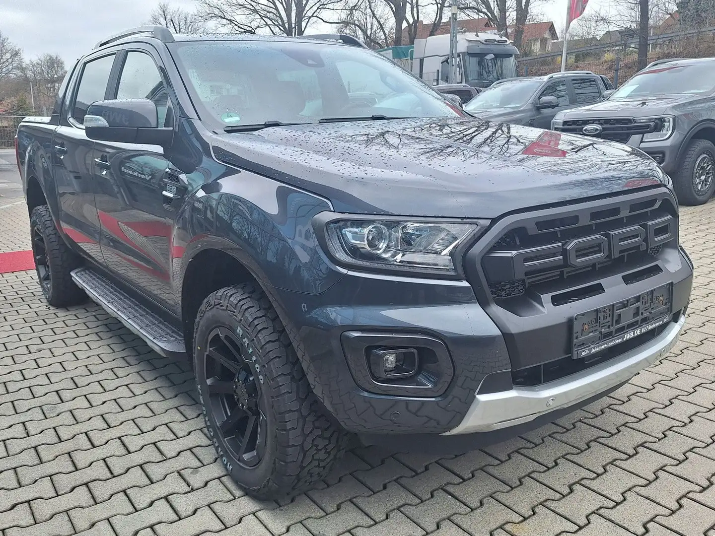 Ford Ranger Wildtrak 3,2 Xenon 4x4 T8 AHK 3,5t e-Rollo LEDER Grau - 2