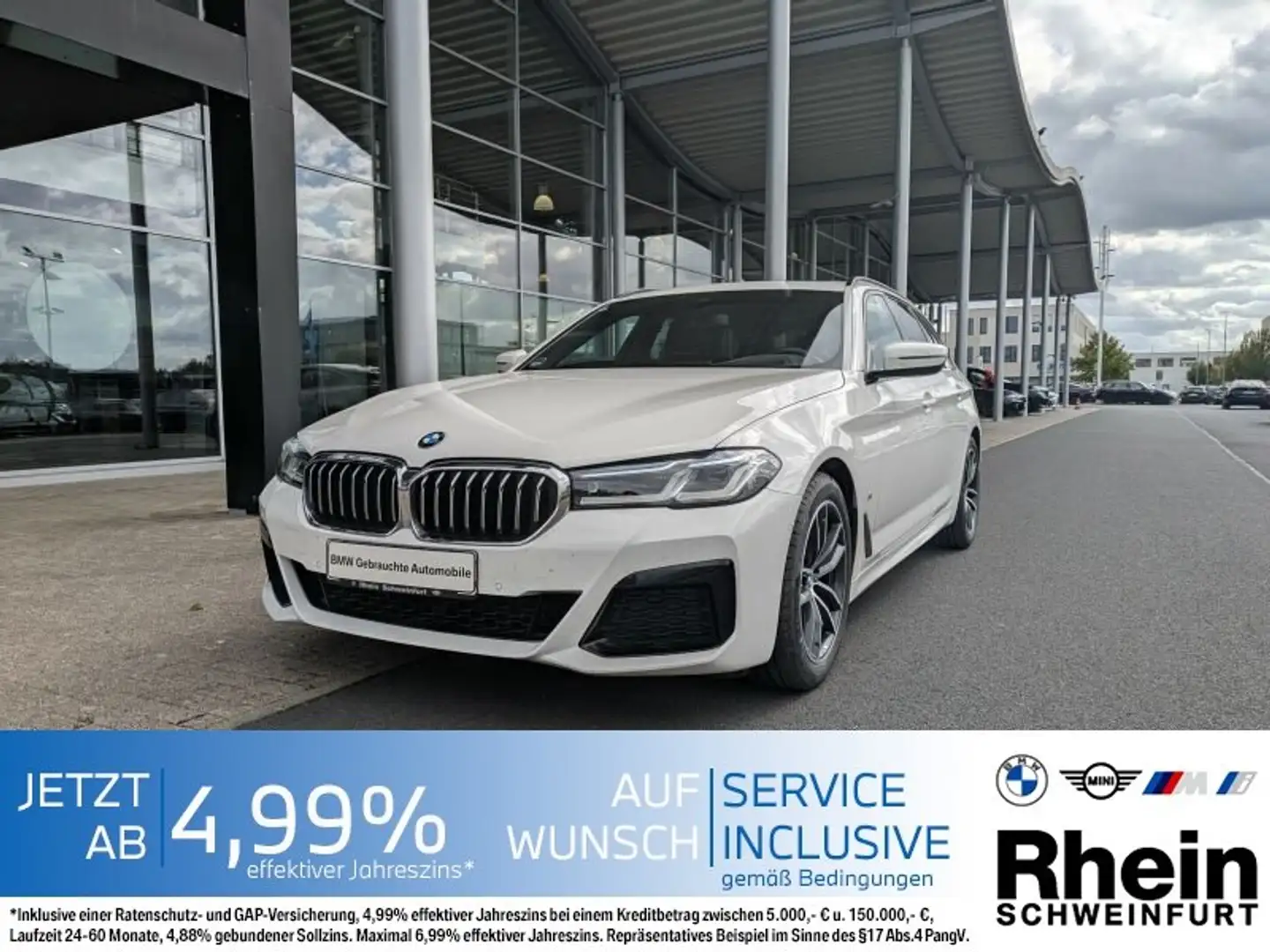 BMW 520 i Tour. M Sport Laser.. Head-Up. Panoramadach Bianco - 1
