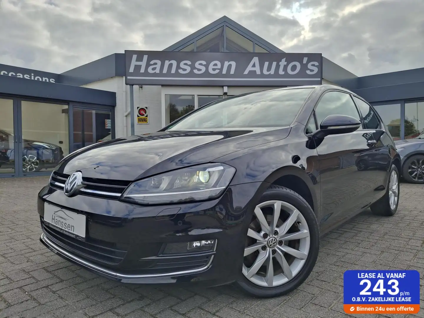 Volkswagen Golf 1.4 TSI Highline 150 Pk Uniek 1st eigenaar Noir - 1