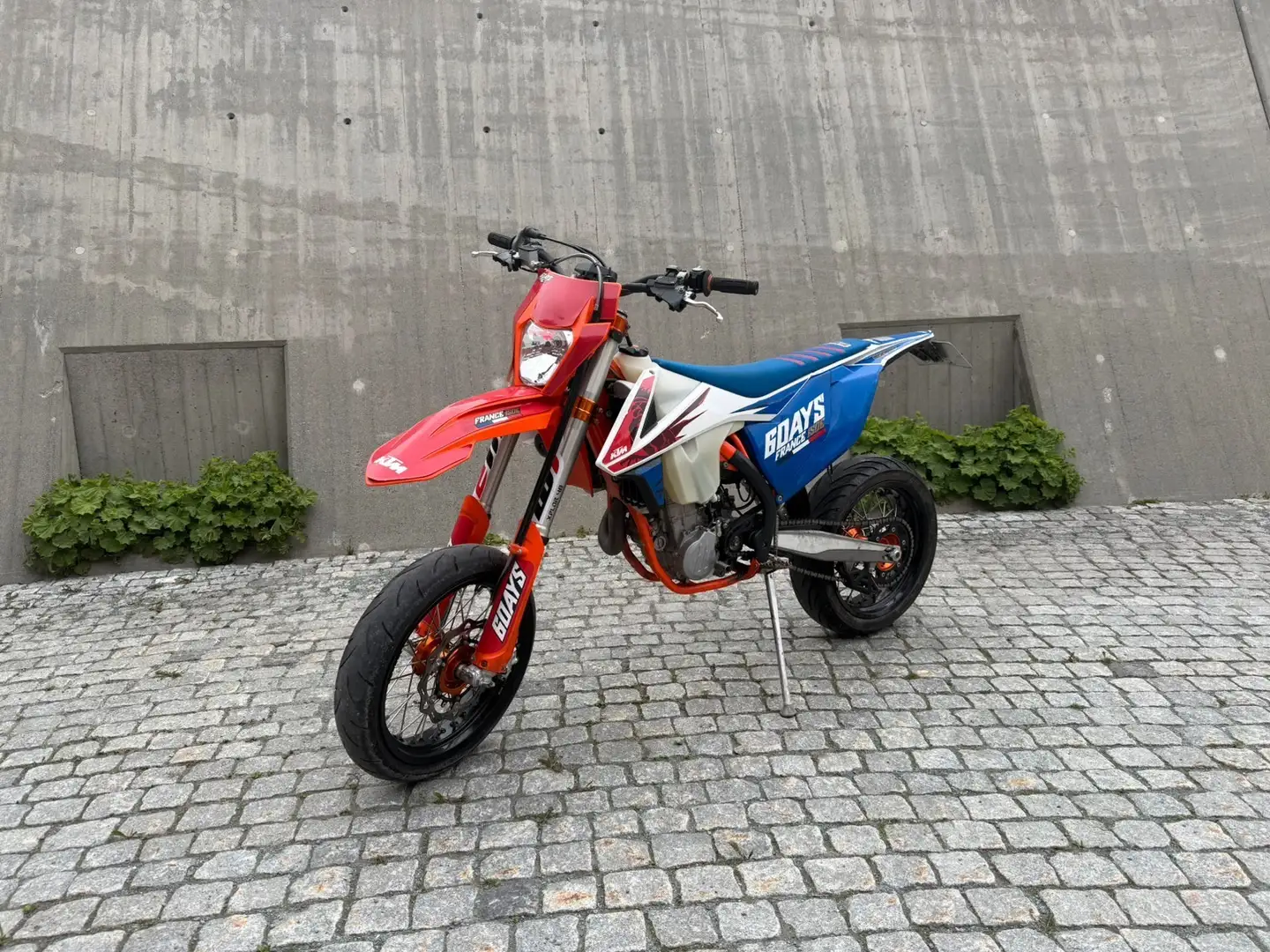 KTM 500 EXC F Six Days Blanc - 1