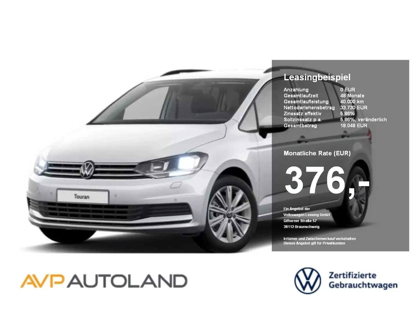 Volkswagen Touran 2.0 TDI Comfortline | STANDH. | 7 SITZER Silber - 1