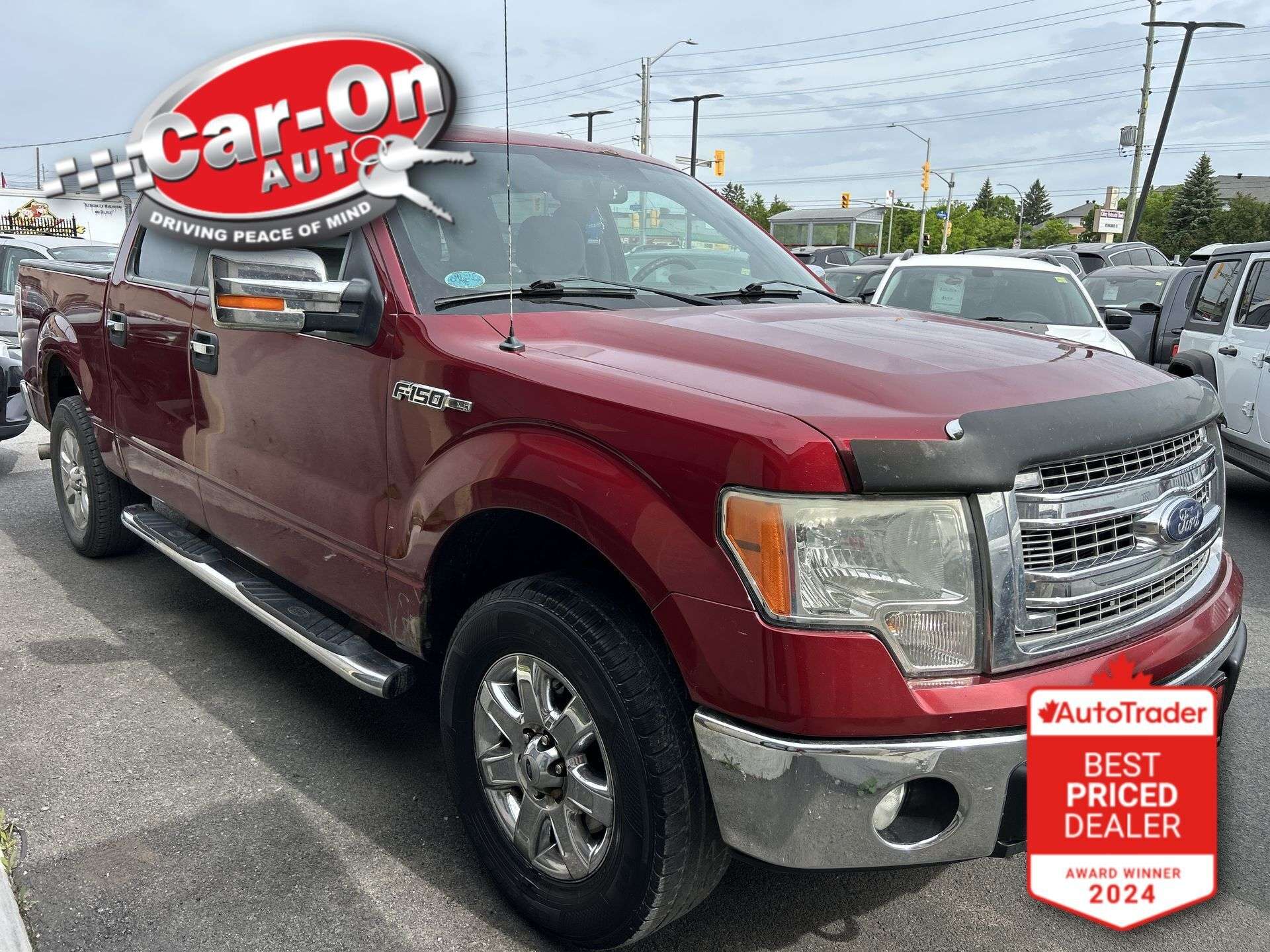 Red 2013 Ford F-150 Pickup Truck Four-Wheel Drive Automatic