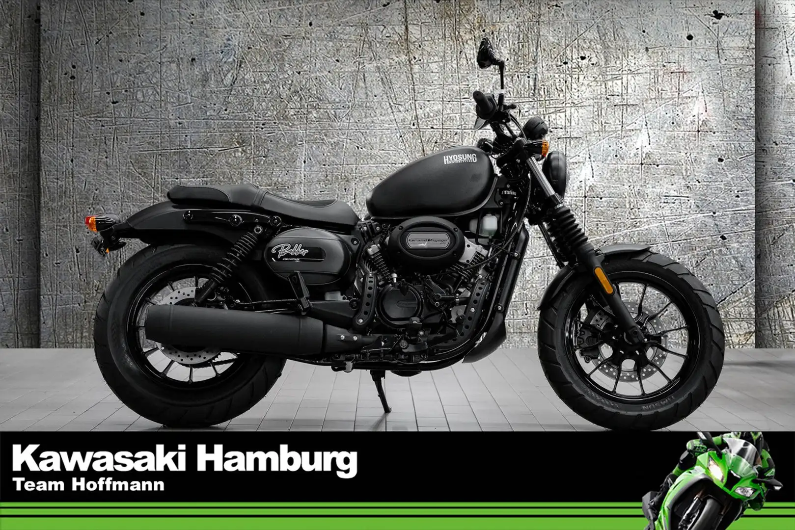 Hyosung GV 125 S Aquila,sofort lieferbar, Lieferservice Чорний - 1