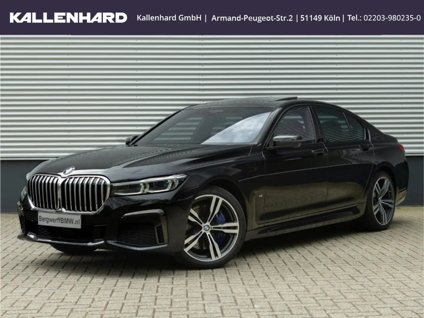 BMW 740 d xDrive M Sport-Aktivlenkung-Schiebedach-SHZ Schwarz - 2