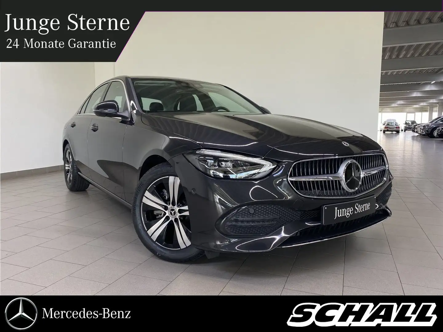 Mercedes-Benz C 180 AVANTGARDE DISTR+NAVI+KAMERA+LED+AHK+AMBI Grau - 1