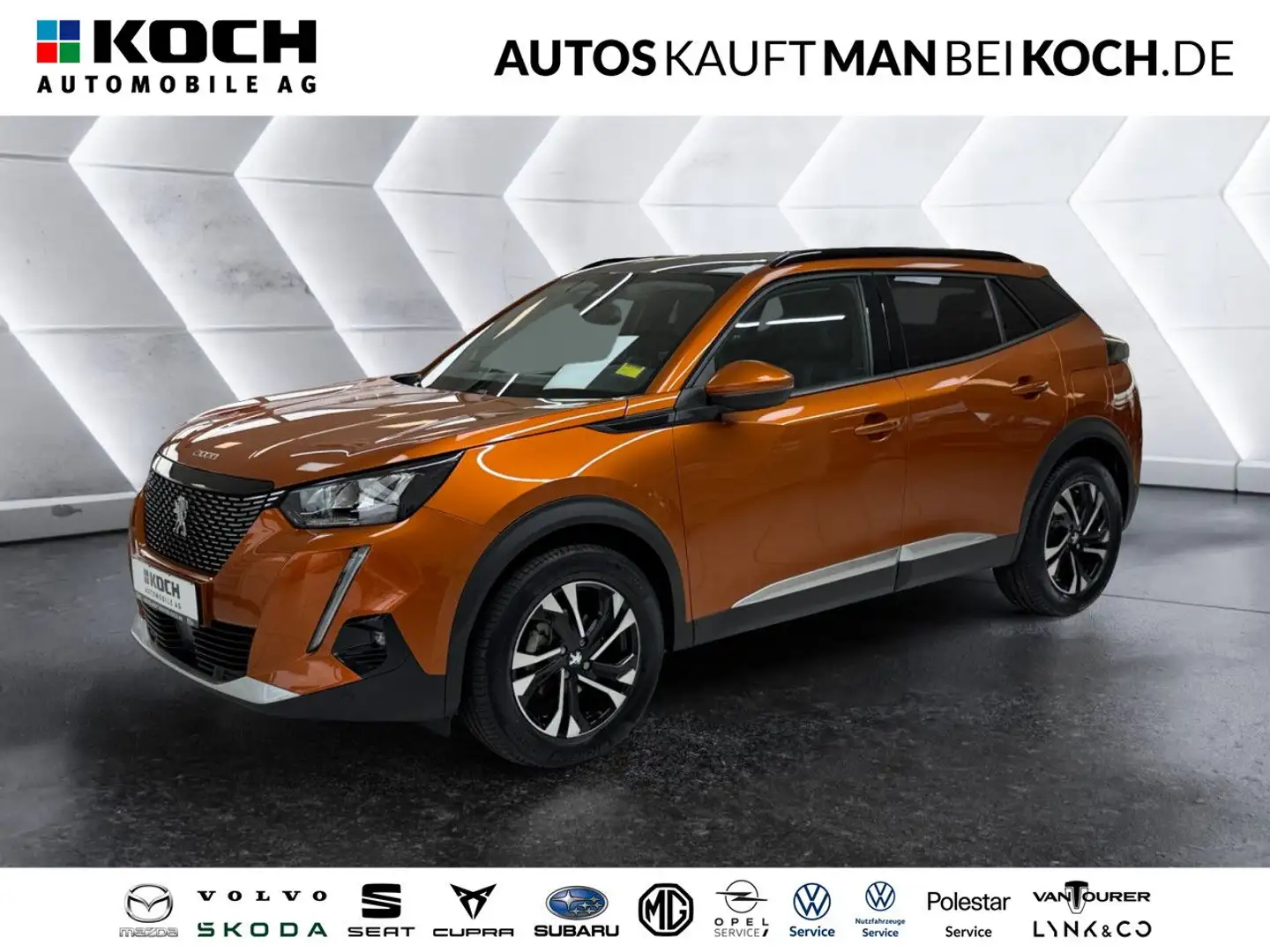 Peugeot 2008 1.2 PureTech 130 Allure PANO NAVI KAMERA LED Arancione - 1