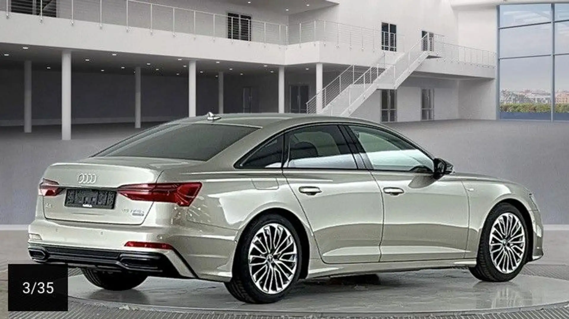 Audi A6 55 e quattro S-Line VirtCockp HD-Matrix ACC+ Beige - 2