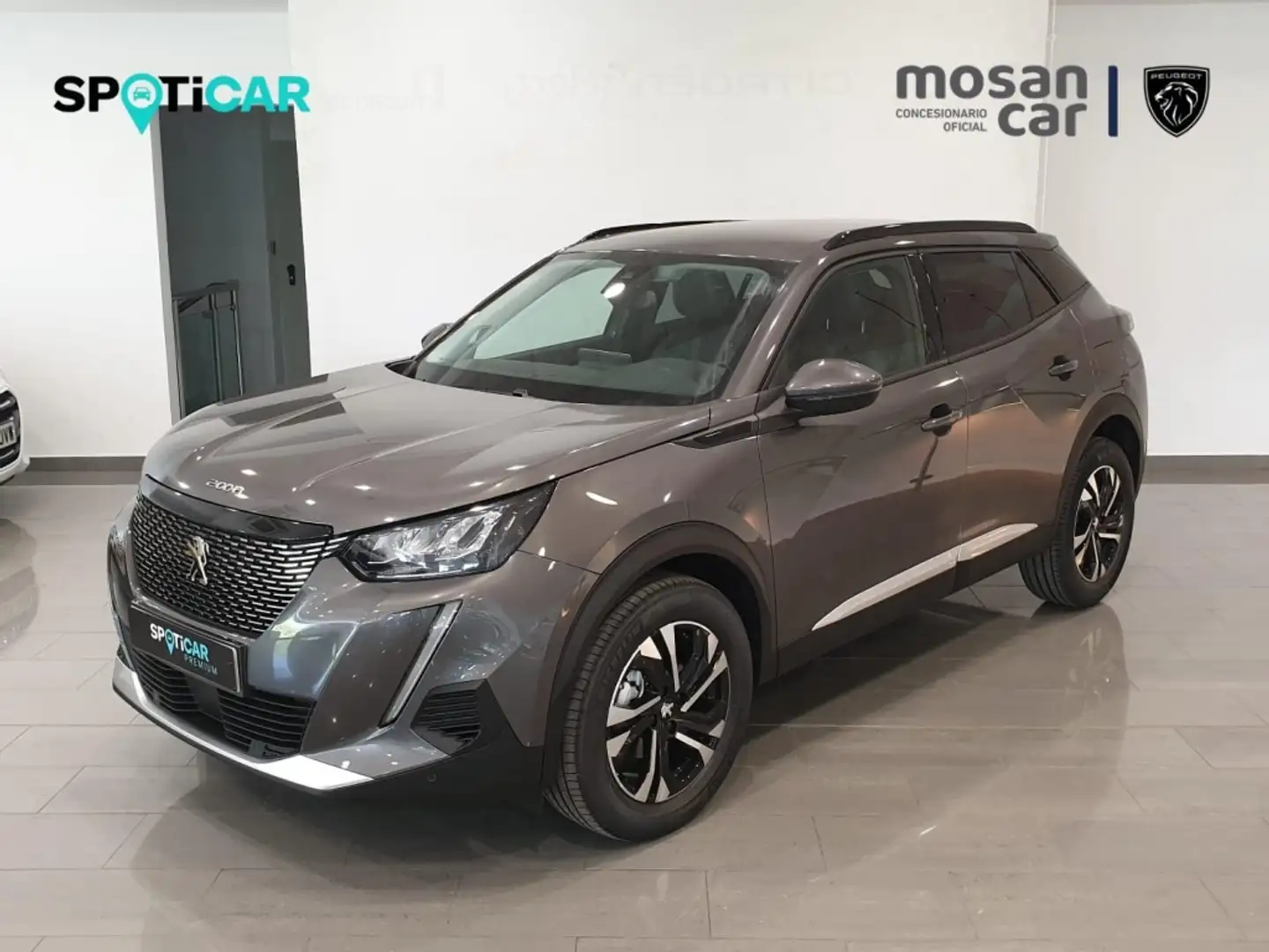 Peugeot 2008 A 1.2 PURETECH 100 ALLURE GPS LL17 RADAR AR Gris - 1
