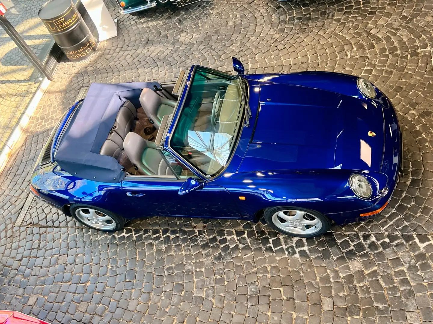 Porsche 993 911 Carrera 2 Cabrio Scheckheft, deutsch Azul - 2