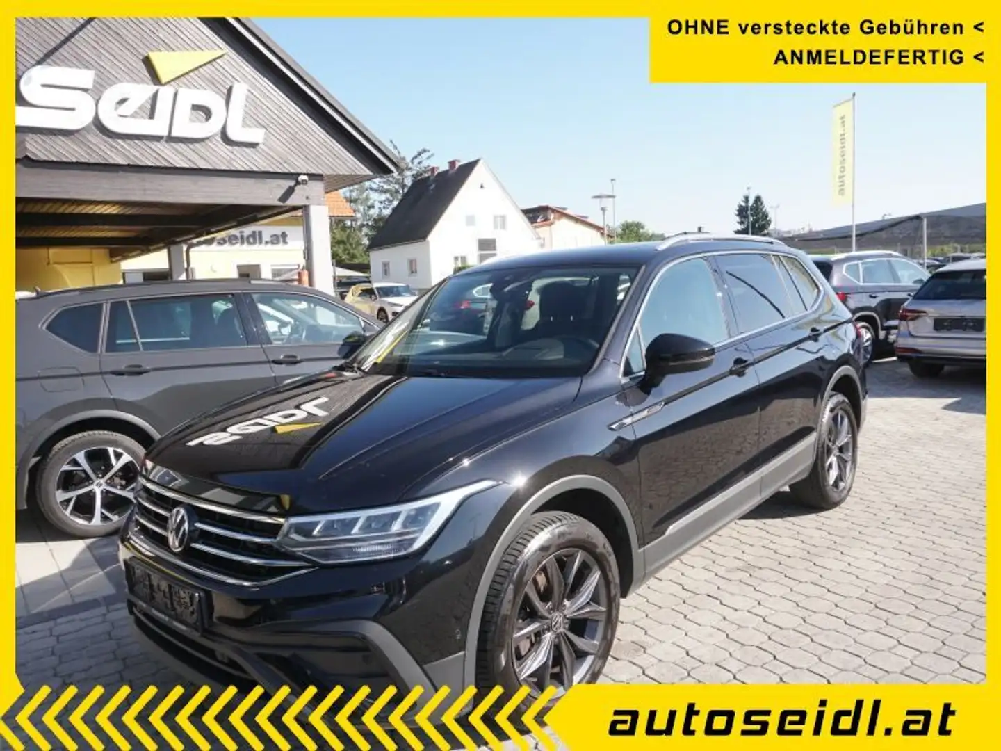 Volkswagen Tiguan Allspace 2,0 TDI SCR DSG 4Motion Life *TOPAUSSTATTUNG* Schwarz - 1