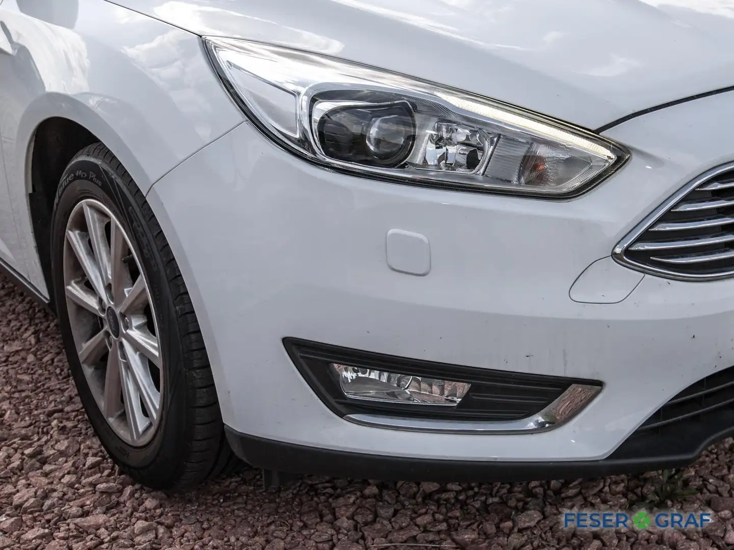 Ford Focus 1.5 Tianium GRA/Lenkhz/Scheibenhz/Klima/Tel/Sitzhz Blanc - 2