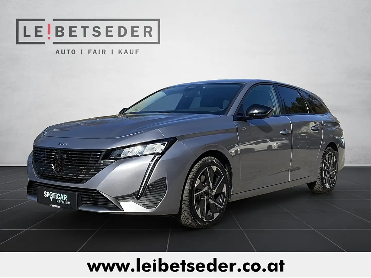 Peugeot 308 SW ALLURE Hybrid 145 e-DCS6 Grau - 2