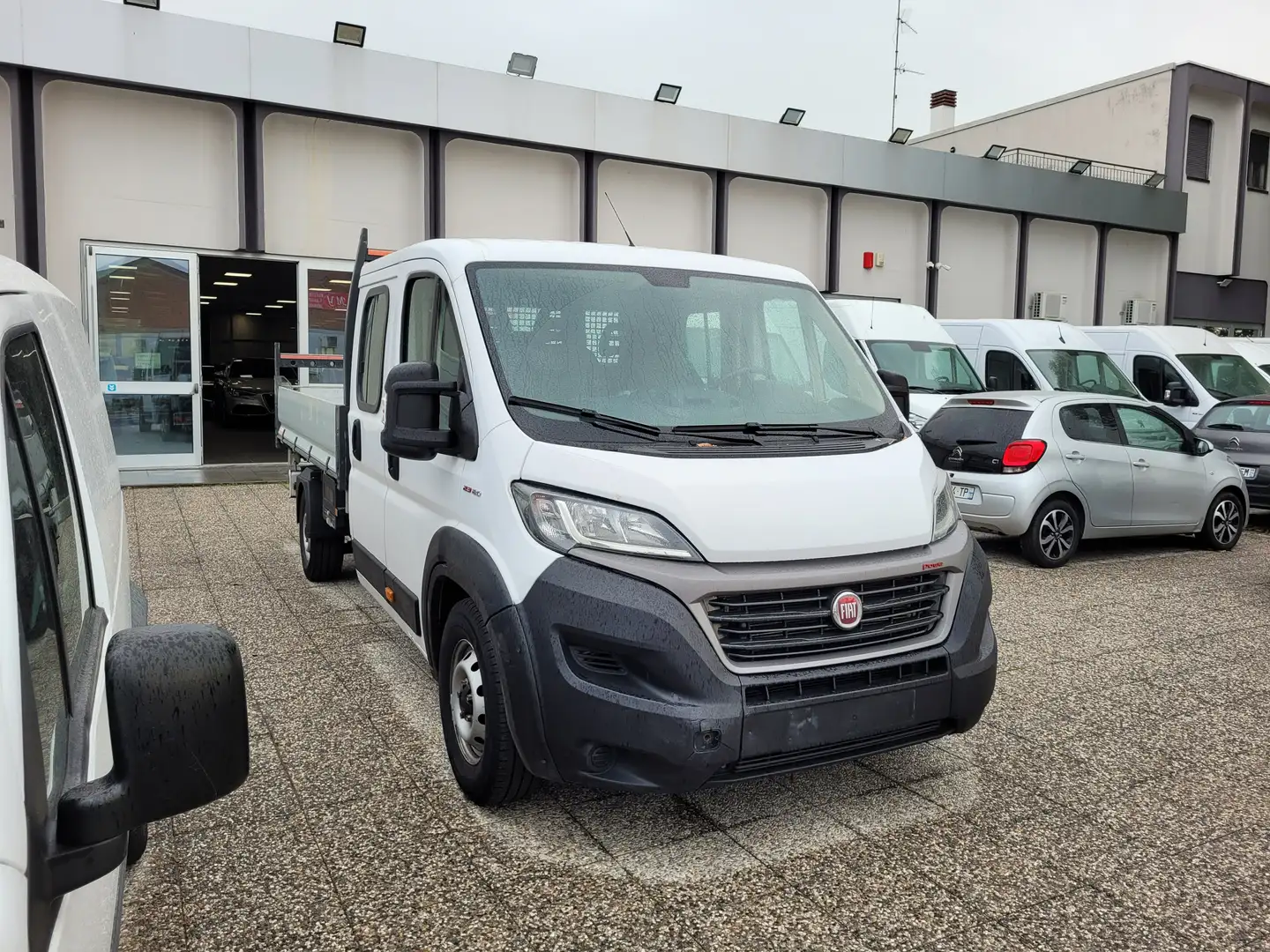 Fiat Ducato 2.3Mjt 177cv ribaltabile trilaterale 7p automatico Bianco - 1