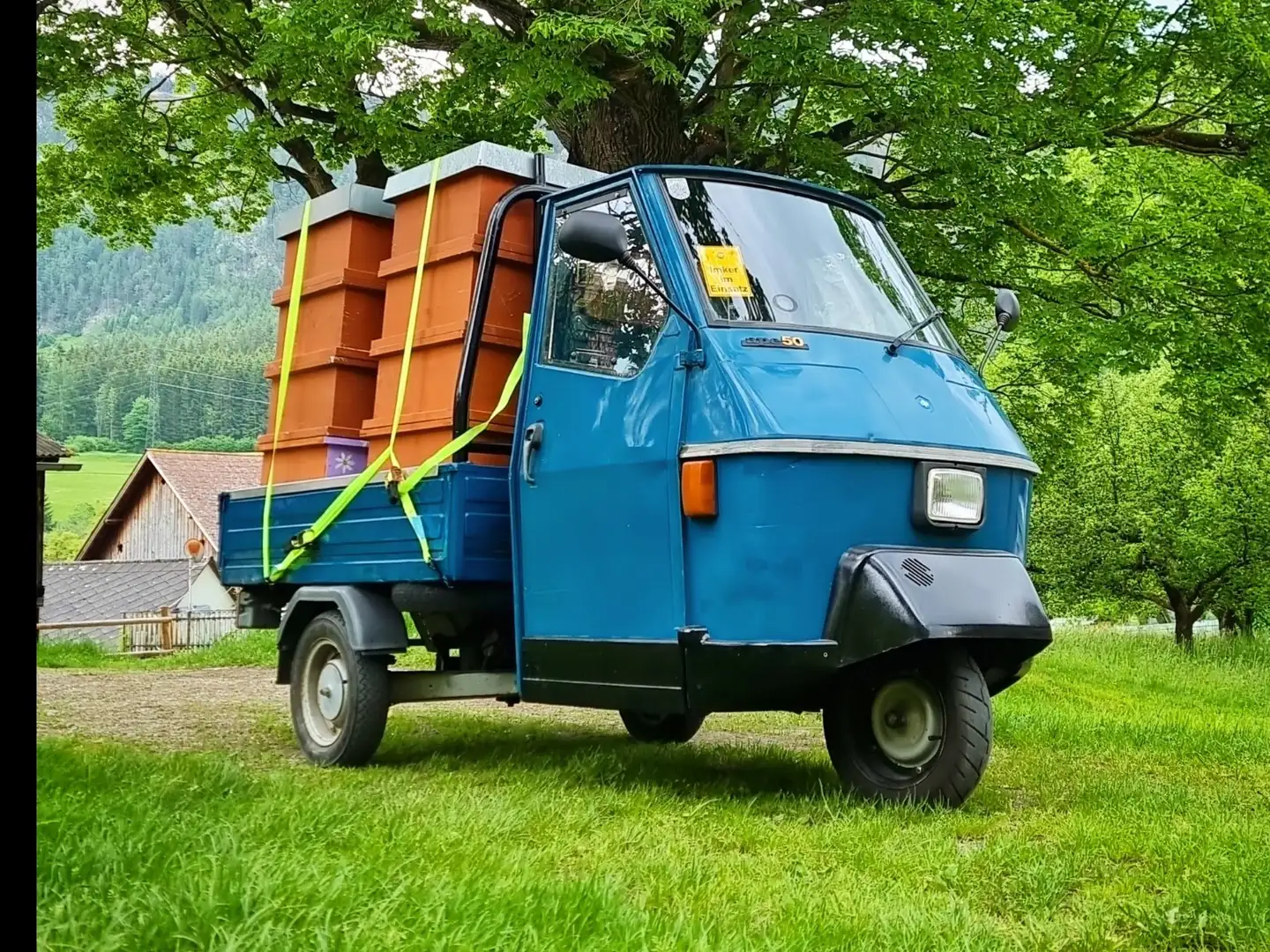 Piaggio Ape 50 Bleu - 1