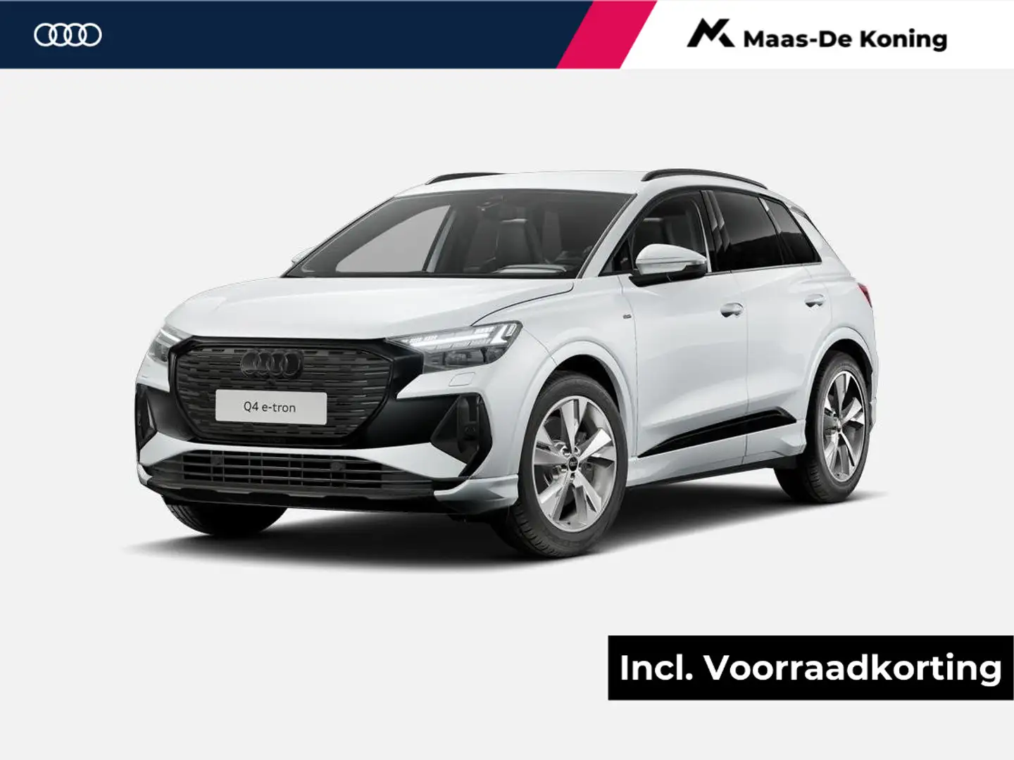 Audi Q4 e-tron S edition e-tron 45 286 PK · Assistentiepakket plu Wit - 1