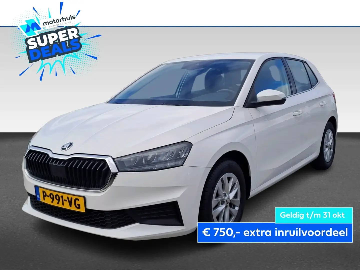 Skoda Fabia 1.0 TSI Greentech 95pk Business Edition Blanc - 1