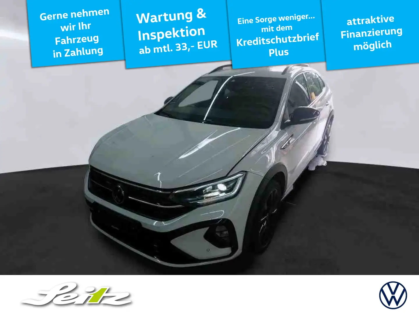 Volkswagen Taigo 1.5 TSI R-Line *AHK*MATRIX*KAMERA*NAVI* Weiß - 1