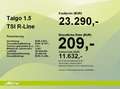 Volkswagen Taigo 1.5 TSI R-Line *AHK*MATRIX*KAMERA*NAVI* Weiß - thumbnail 4