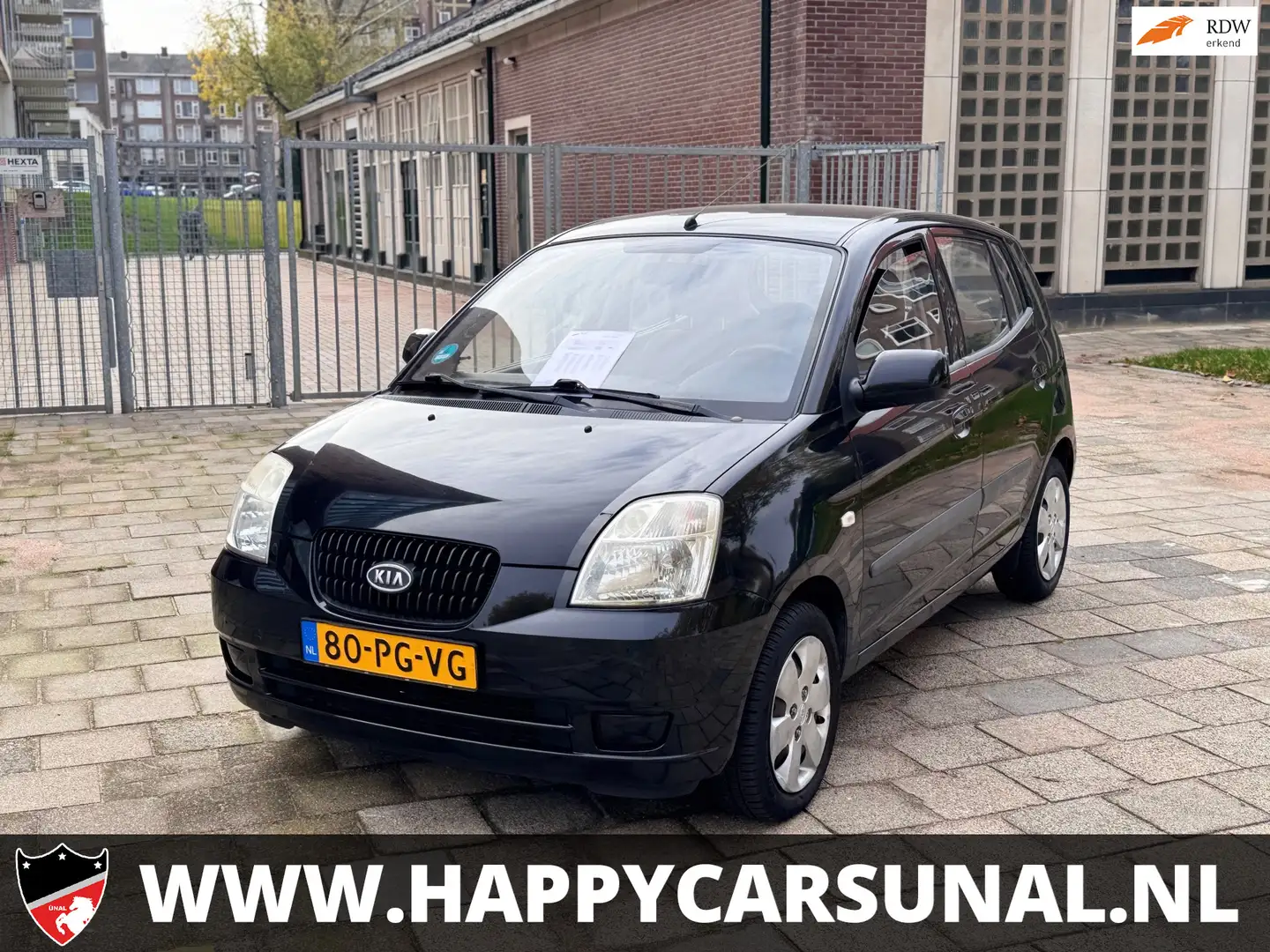 Kia Picanto 1.0 LX, NAP, APK Zwart - 1