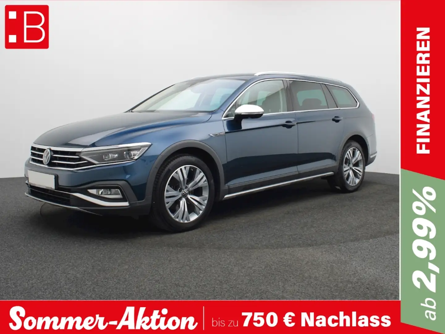 Volkswagen Passat Alltrack 2.0 TDI DSG 4Mo. 8-FACH IQ-LED HUD NAVI EASY OPEN Blau - 1
