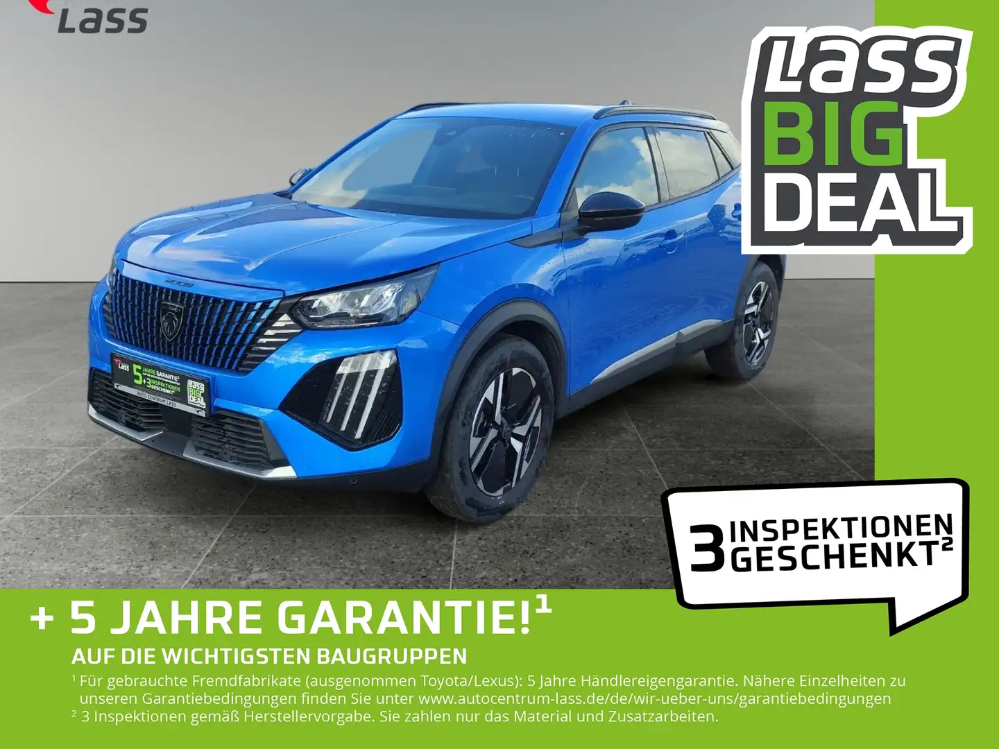 Peugeot 2008 1.2 PureTech 130 Allure Matrix AUT Facelift Blau - 1