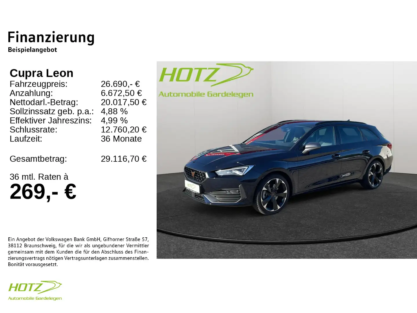 CUPRA Leon Sportstourer 1.4 TSI DSG e-Hybrid LED/NAVI/ Bleu - 2