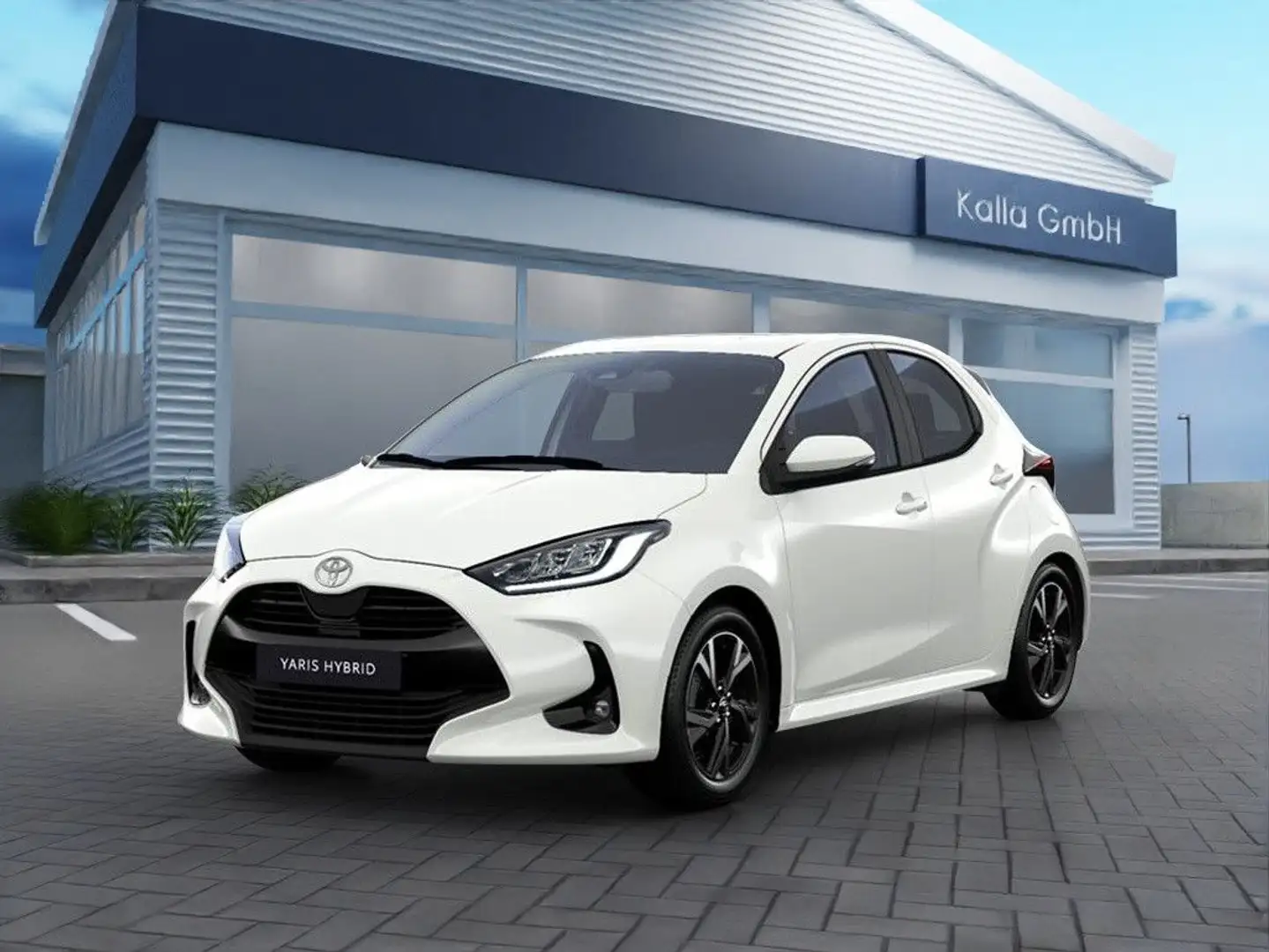 Toyota Yaris Hybrid 116 1.5 VVT-iE  Team Deutschland *LED Blanc - 1