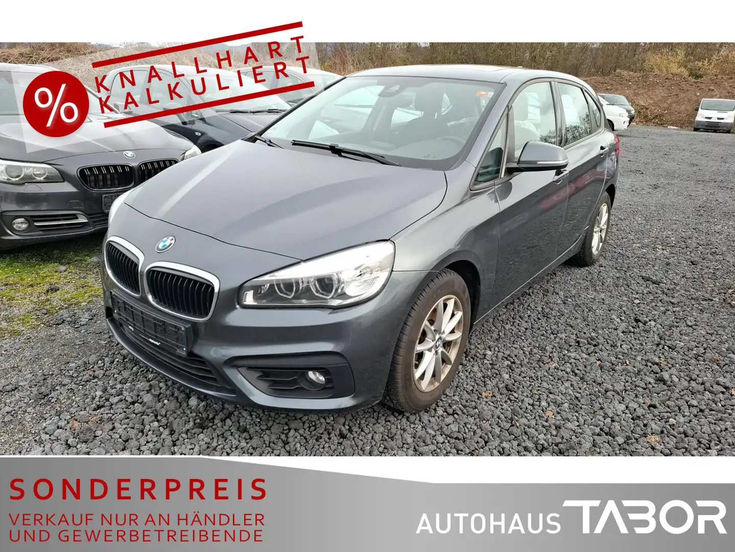 BMW 220 220i Active Tourer Steptronic Advantage Pano LED Grau - 1