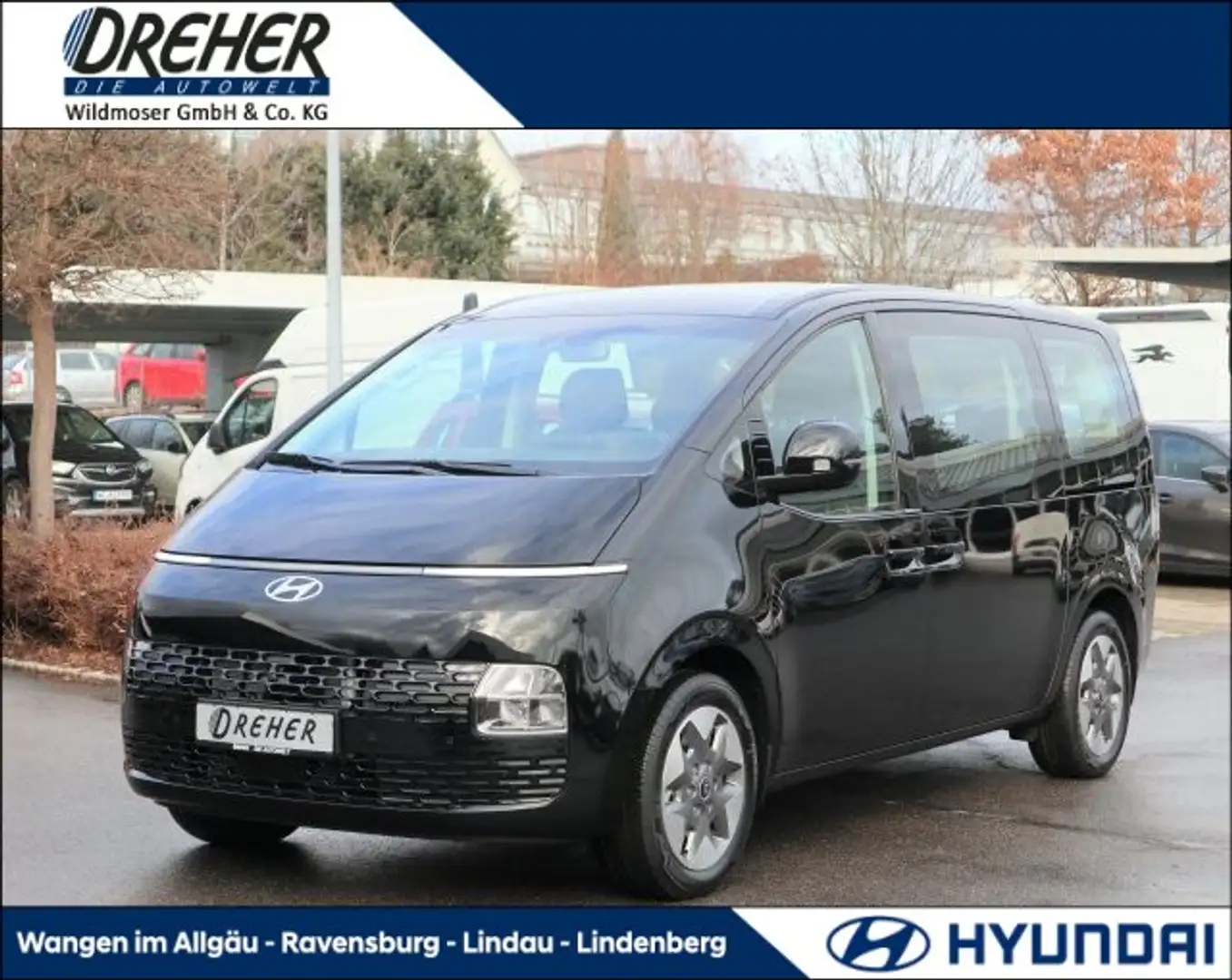 Hyundai STARIA Staria MY25 1.6 T-GDI 6-AT Trend 2WD 9-Sitze LED crna - 1