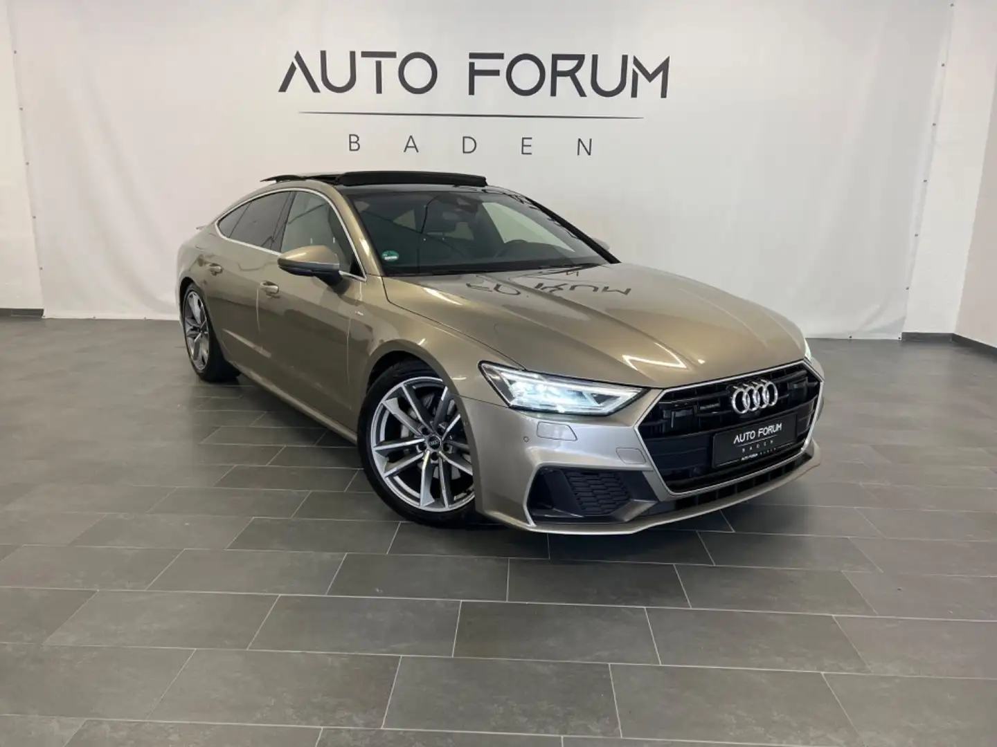 Audi A7 50TDI quattro*StHz*Side*B&O*Lane*ACC*360*Pano Beige - 1