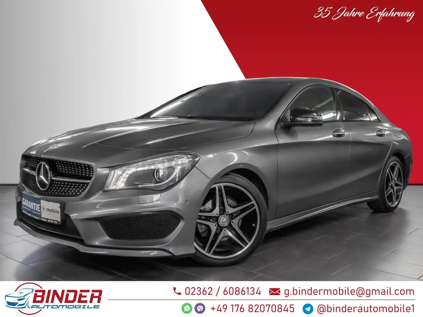 Mercedes-Benz CLA 180 AMG SPORT*SORGLOS-PAKET*VOLLE GARANTIE* Gris - 1