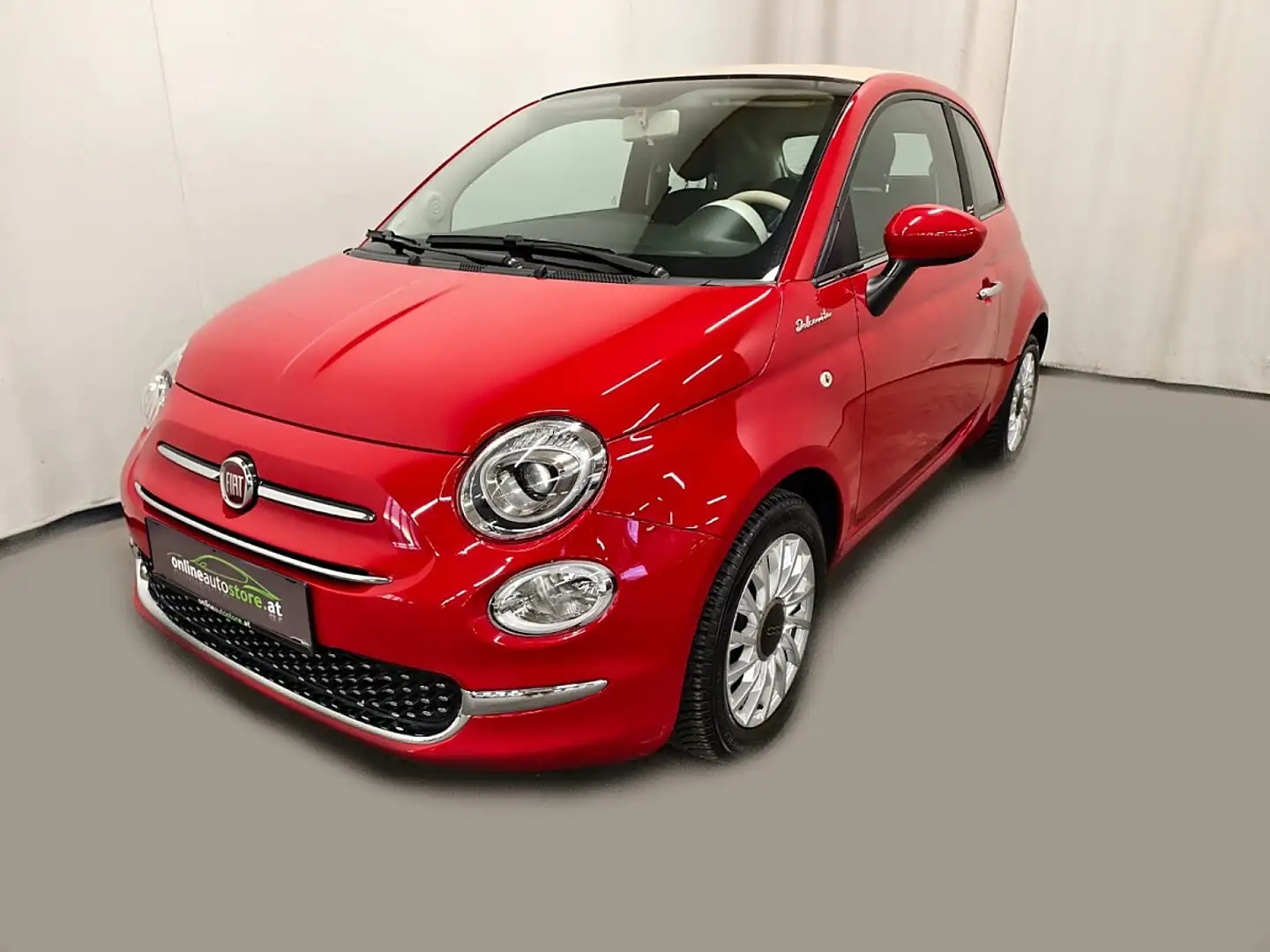 Fiat 500C Hybrid Dolcevita Cabrio, PDC, LM Rot - 1
