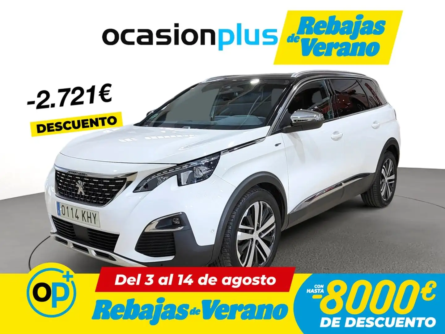 Peugeot 5008 2.0BlueHDi S&S GT EAT6 180 Blanco - 1