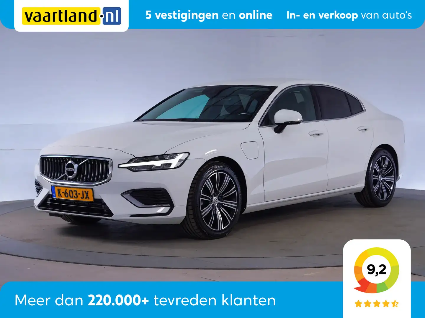 Volvo S60 2.0 T6 Recharge AWD Inscription [ LED Navi Leder S Wit - 1