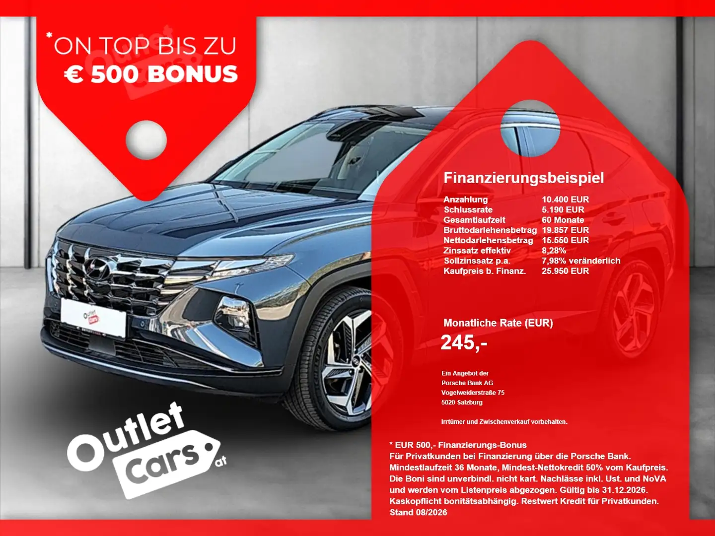 Hyundai TUCSON 1.6 T-GDI Prestige LEDER+LM+AUT+SpurW - 1