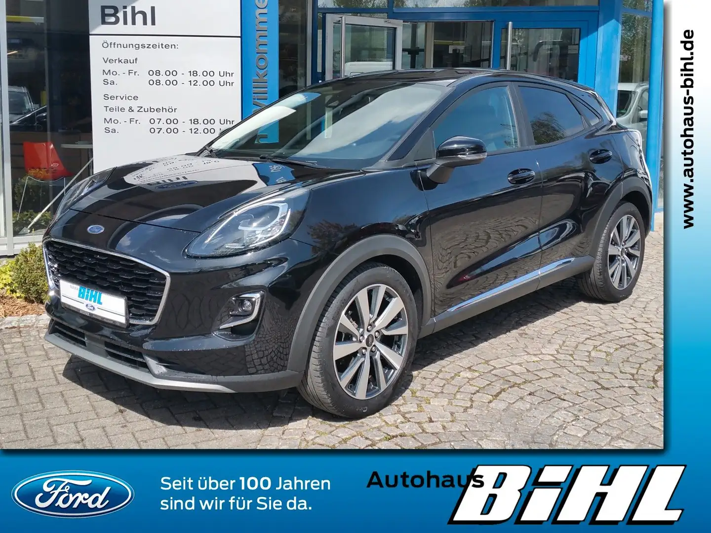 Ford Puma Titanium X Navi Winterp. Leder-Stoff 1.Hand Schwarz - 1